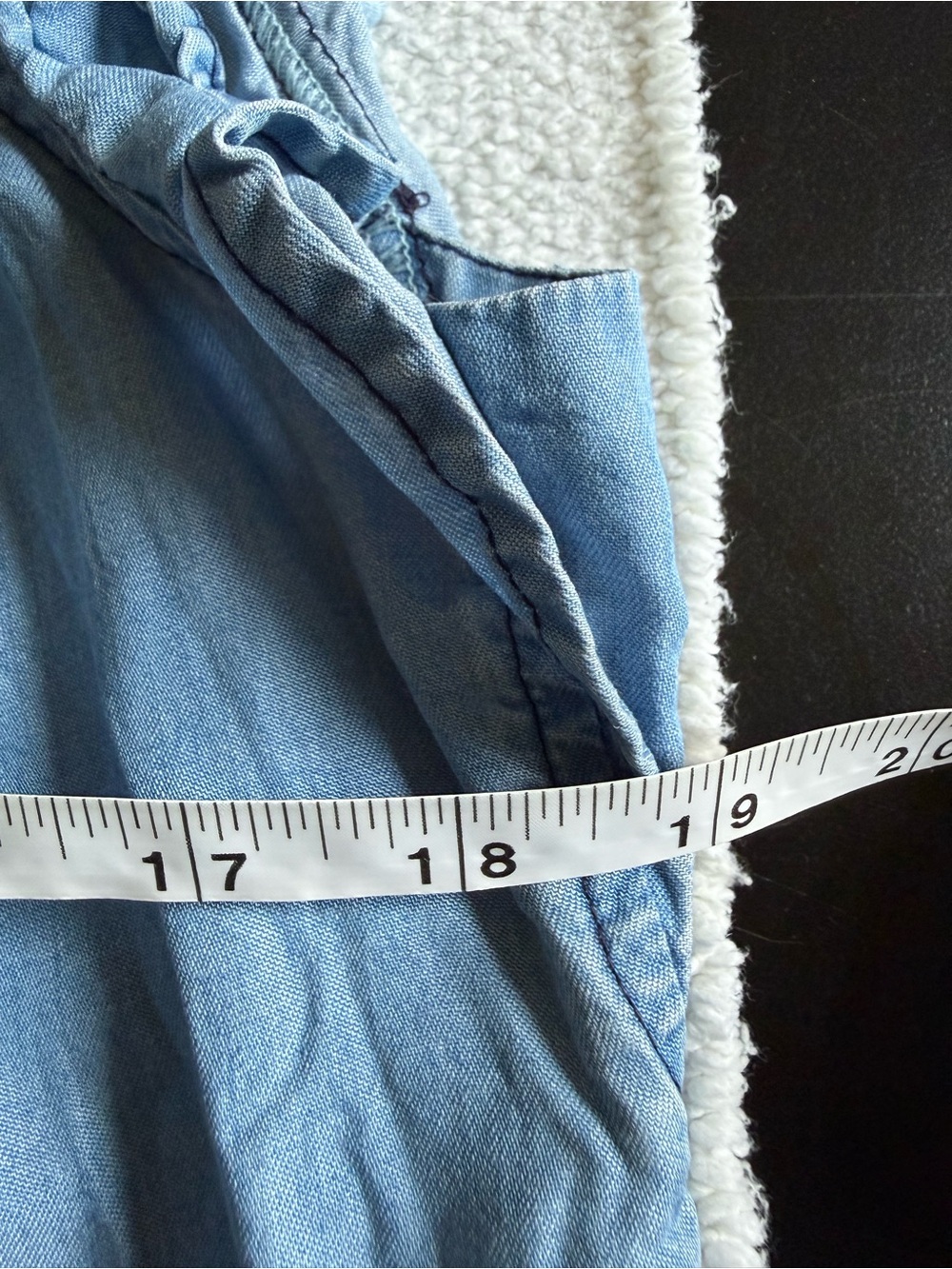 GAP Light Blue Ruffle Sleeve Tank Top - Picture 4 of 7